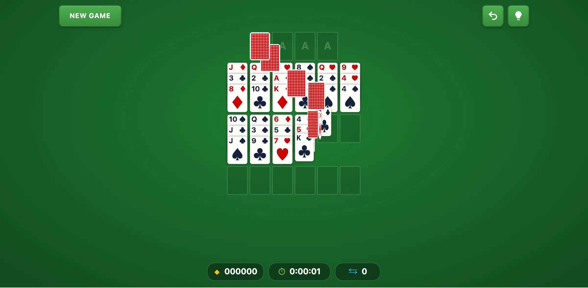 Bristol Solitaire — free online card game screenshot