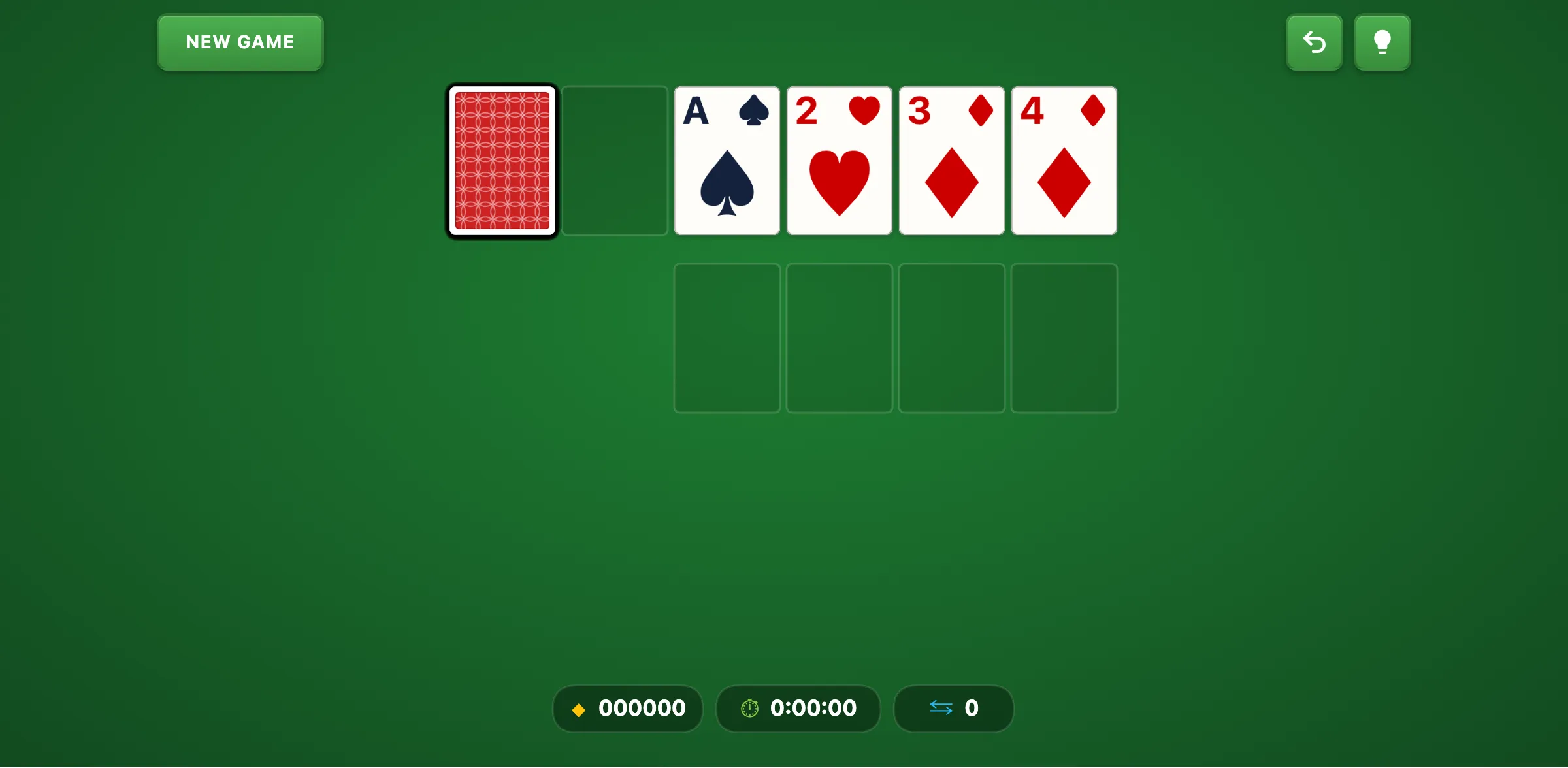Calculation Standard Solitaire — free online card game screenshot
