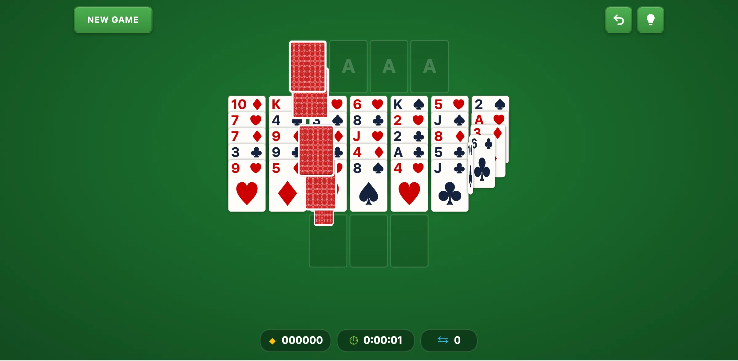 Good Measure Solitaire — free online card game screenshot