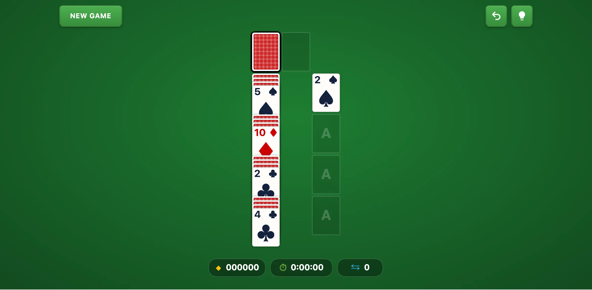 Osmosis Solitaire — free online card game screenshot