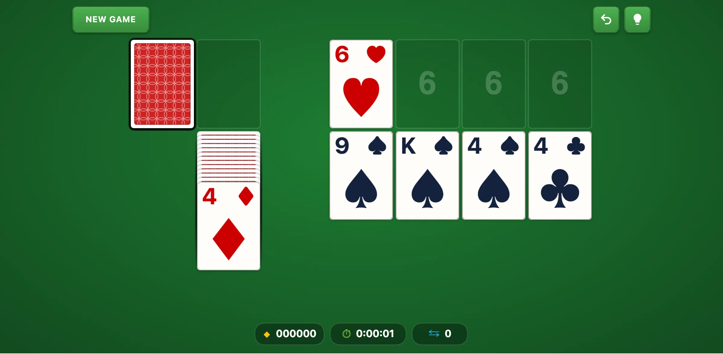 Rainbow Solitaire — free online card game screenshot