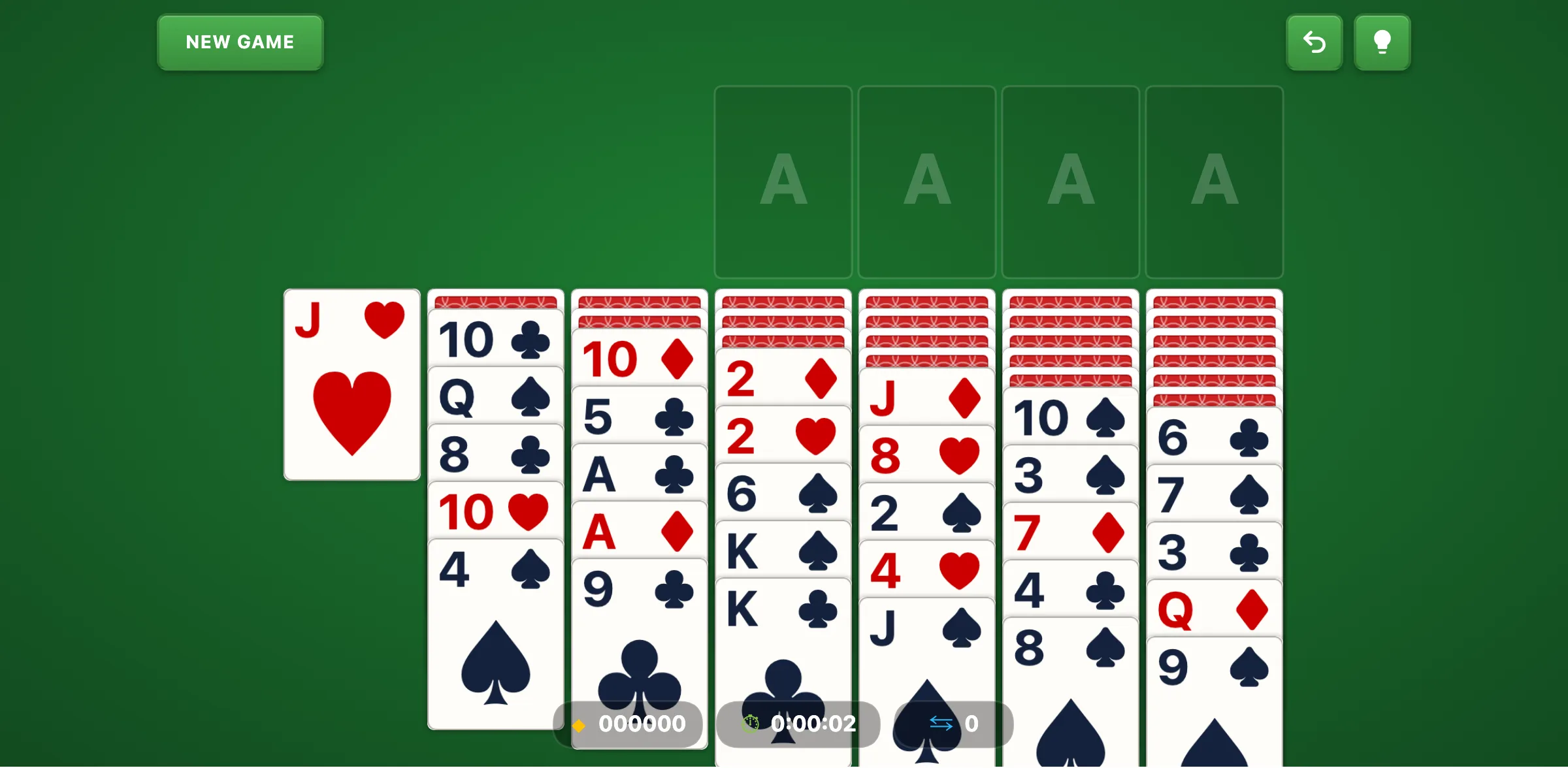 Russian Solitaire Solitaire — free online card game screenshot