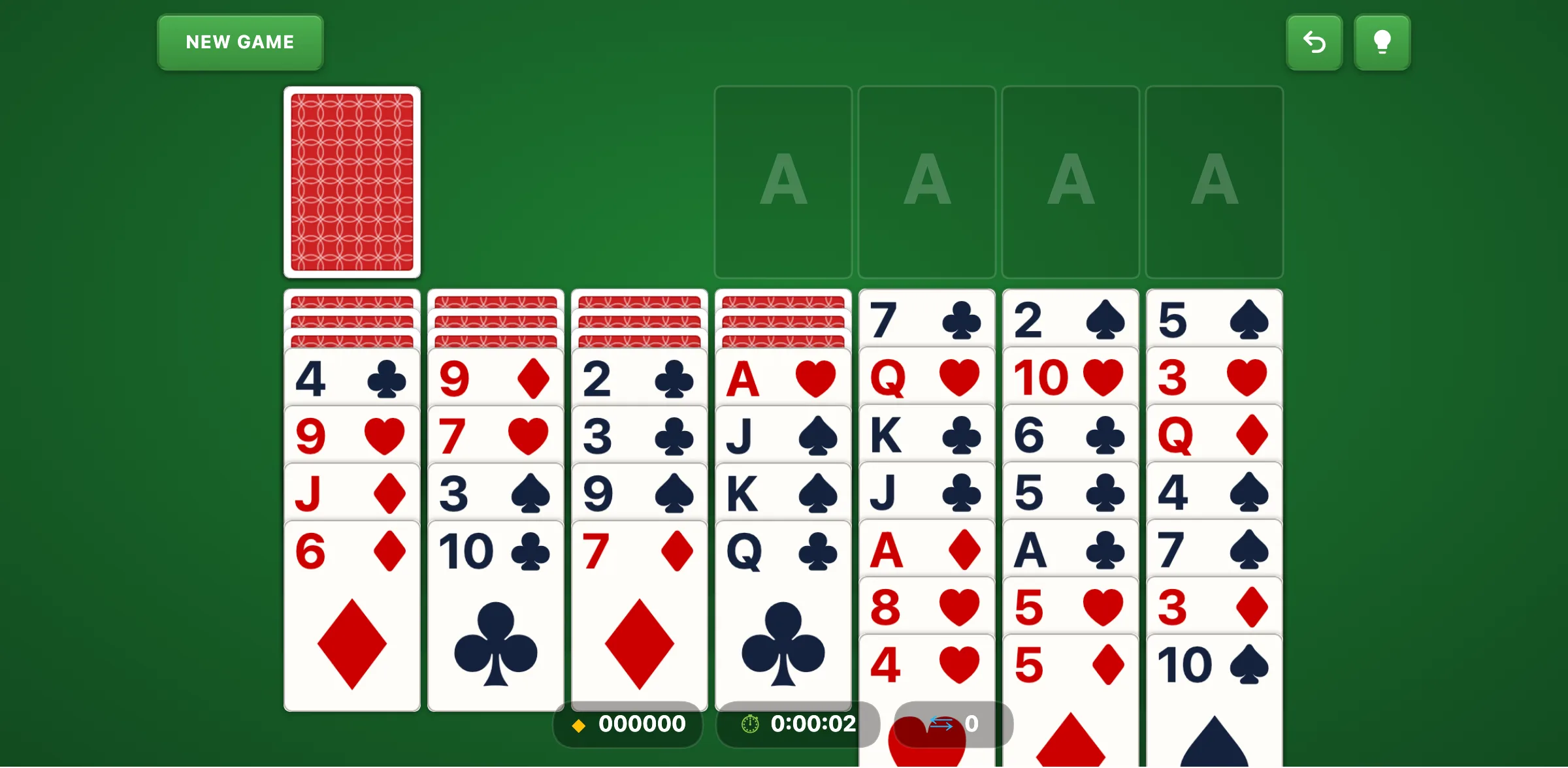 Scorpion Solitaire — free online card game screenshot