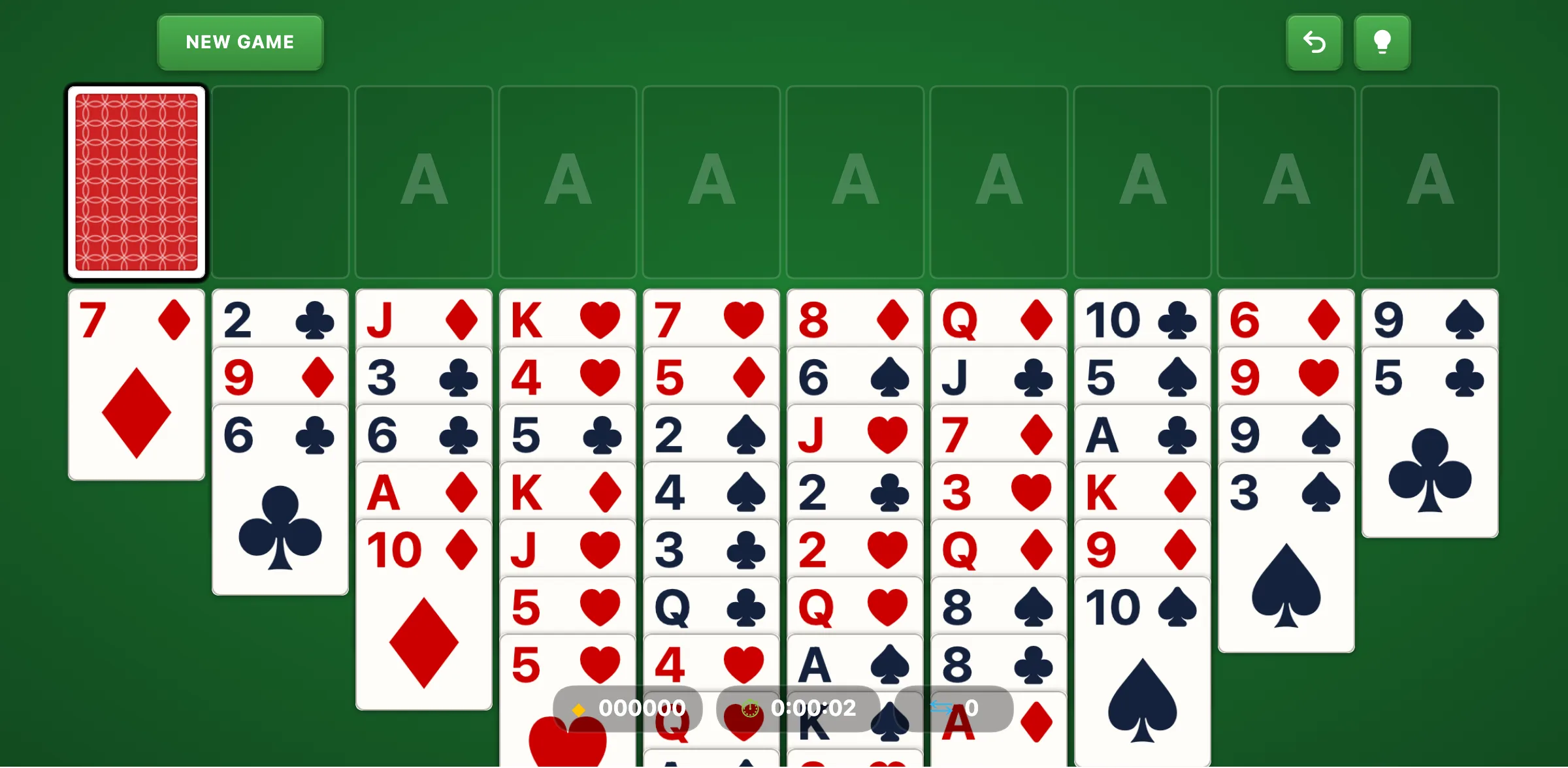 Thieves of Egypt Solitaire — free online card game screenshot